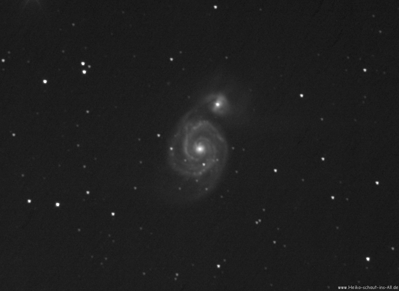 M51 + Supernova SN2011dh - Animation