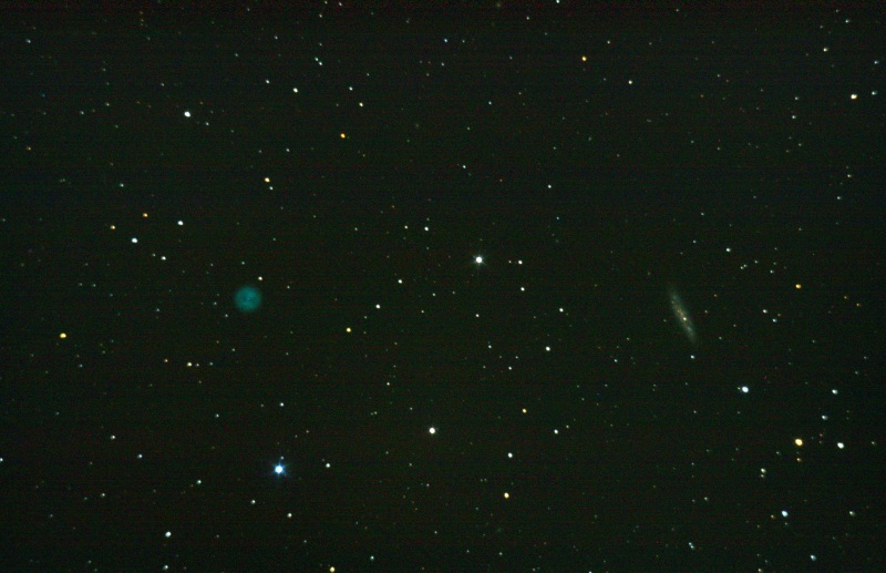 M97 - Eulennebel und Galaxie M109